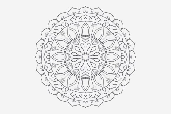 Mandala Flower Coloring Pages: A Creative Resource for Artists and Designers