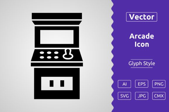 Vector Arcade Glyph Icon: A Versatile Tool for Modern Design Workflows