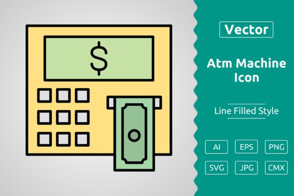 Vector ATM Machine Icon