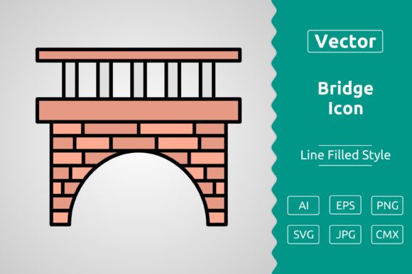 Vector Bridge Filled Outline Icon: A Versatile Tool for Designers and Creators