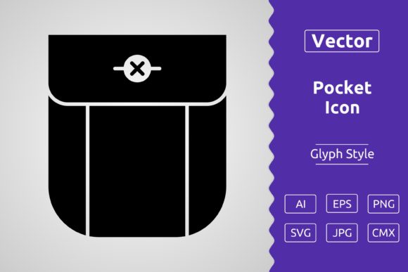 Vector Pocket Glyph Icon: A Versatile Resource for Designers and Creators